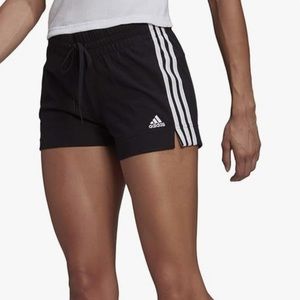 Adidas Pacer black 3 striped shorts Size XL. NWT.
